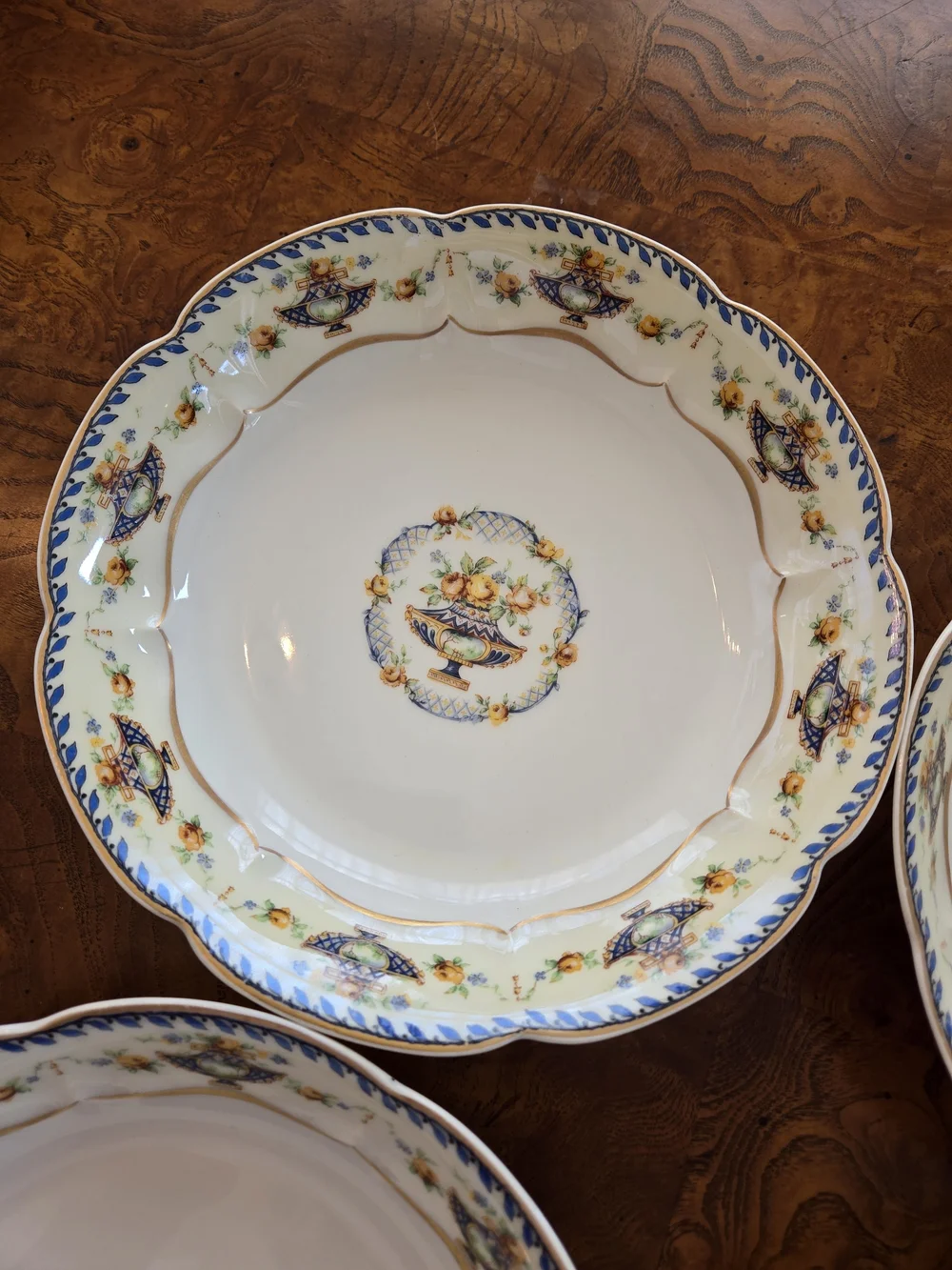 Set of 4 Haviland Limoges Charm Coupe Soup Bowls 7.75